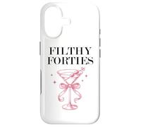 Carcasa para iPhone 17 Filthy Forty Feral 40s Filthy 40th Birthday Filthy Martini