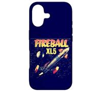 Carcasa para iPhone 17 Fireball XL5 - Cohete Retro de Ciencia ficción