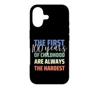 Carcasa para iPhone 17 First 100 Years of Childhood is Hardest Funny 100 Birthday