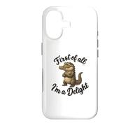 Carcasa para iPhone 17 First of All I’m A Delight Funny Alligator Crocodile Gator