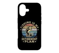 Carcasa para iPhone 17 Fishing Is My Retirement Plan Cool Fishing Graphic Fisherman
