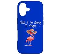 Carcasa para iPhone 17 Flock It I'm Going to Vegas Saying Funny Vacation Flamingo