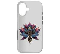 Carcasa para iPhone 17 Flor de Loto Vintage Japonés Budismo Zen Budismo Yoga
