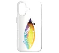 Carcasa para iPhone 17 Floral Feather For Spring and Summer Cute Surf Beach Graphic