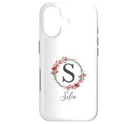 Carcasa para iPhone 17 Floral Sofia Nombre Flores Nombre Personalizado Sofia