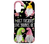 Carcasa para iPhone 17 Floral Spring GNOME Quote For Women Girls Cute Summer Gnomes