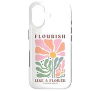 Carcasa para iPhone 17 Florece como una Flor Salmos 103:15 Fe Cristiana