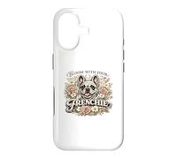 Carcasa para iPhone 17 Florece con tu Regalo Floral para mamá de Bulldog Francés