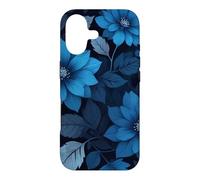 Carcasa para iPhone 17 Flores Azul Oscuro Midnight Floral