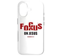 Carcasa para iPhone 17 Focus on Jesus - Christian Faith Inspirational Reminder