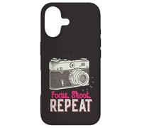Carcasa para iPhone 17 Focus Shoot Repeat Photography Photographer Camera Vintage
