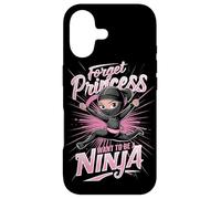 Carcasa para iPhone 17 Forget Princess Want To Be A Ninja - Artes Marciales para niñas
