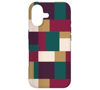 Carcasa para iPhone 17 Formas rectangulares geométricas de Bloques de Color en Tonos de joyería Profundos