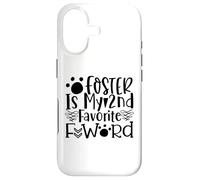 Carcasa para iPhone 17 Foster es mi Segunda Palabra Favorita: Paw Prints