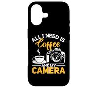 Carcasa para iPhone 17 Fotografía Fotografía - Todo lo Que se Necesita es Café y mi Cámara