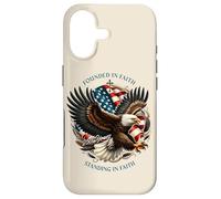 Carcasa para iPhone 17 Founded and Standing in Faith Vintage Watercolor Eagle 1776