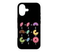 Carcasa para iPhone 17 Fracciones de Dona Humor matemático para Profesores, Estudiantes, niños