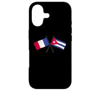Carcasa para iPhone 17 Francia Cuba Banderas Cruzadas Patrimonio Cubano Francés