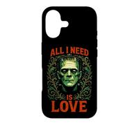 Carcasa para iPhone 17 Frankenstein Necesito Amor | Grunge Horror Halloween