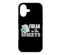 Carcasa para iPhone 17 Freak In The Excel Sheets Hoja de cálculo Contable Divertida