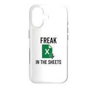 Carcasa para iPhone 17 Freak in The Excel Sheets, Hojas de cálculo, Divertido Chiste informático