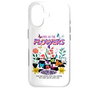 Carcasa para iPhone 17 Free as The Flowers Cool Quotes Illustration Graphic Designs