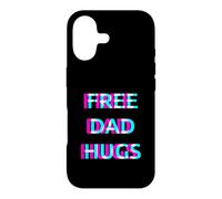 Carcasa para iPhone 17 Free Dad Hugs Pride Proud Ally LGBT Rainbow Flag Support