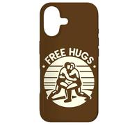 Carcasa para iPhone 17 Free Hugs Youth Wrestling Duo Cita Divertida Juventud Luchadores