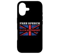 Carcasa para iPhone 17 Free Speech is Our Birthright - Anti-Woke Conservative Quote
