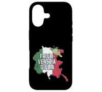 Carcasa para iPhone 17 Friuli Venezia Giulia Italia Retro Región Mapa Vintage