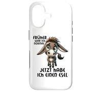 Carcasa para iPhone 17 Früher War Ich Normal Jetzt Habe Ich Einen Esel Granja Burro