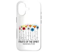 Carcasa para iPhone 17 Fruits of The Spirit Gálatas 5 22 Verso de la Biblia Cristiano