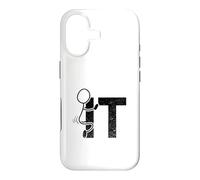 Carcasa para iPhone 17 Fuck It Divertido Palillo Hombre Hump Adultos Humor Sarcástico