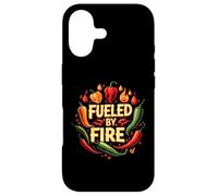 Carcasa para iPhone 17 Fueled by Fire Hot Chili Pepper Spicy Food Lover