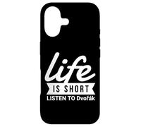 Carcasa para iPhone 17 Fun Composer Life Is Short Escucha el Regalo de Dvorak