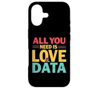 Carcasa para iPhone 17 Fun Data Lovers Data Teacher All You Need Is Love and Data
