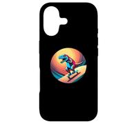 Carcasa para iPhone 17 Fun Dinosaur Skateboarder Skater Design