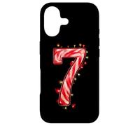 Carcasa para iPhone 17 Funny 67 Six Seven Matching Christmas Candy Cane Lights