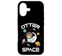 Carcasa para iPhone 17 Funny Astronaut Kids Boys Girls Kawaii Lover Otter Space