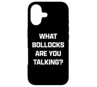 Carcasa para iPhone 17 Funny British Slang What Bollocks Are You Talking?