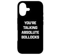 Carcasa para iPhone 17 Funny British Slang You'Re Talking Absolute Bollocks