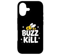 Carcasa para iPhone 17 Funny Buzz Kill Bee Pun Sarcastic Graphic