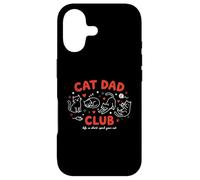 Carcasa para iPhone 17 Funny Cat Dad Club Mima a Tus Gatos