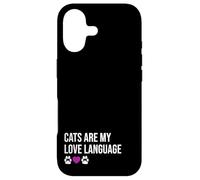 Carcasa para iPhone 17 Funny Cats Are My Love Diseño de Lenguaje