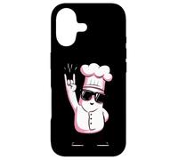 Carcasa para iPhone 17 Funny Chef Rockstar Cook Retro Style Rosa Diseño