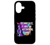 Carcasa para iPhone 17 Funny Chess Player Accidental Gambit Blunder Quote