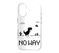 Carcasa para iPhone 17 Funny Cute Pixel Offline T-Rex Game, Cool Dino Game, Gaming
