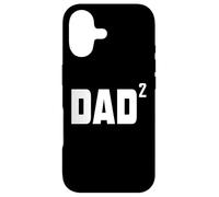 Carcasa para iPhone 17 Funny Dad Día del Padre Dos Anuncio de Embarazo Segundo Bebé
