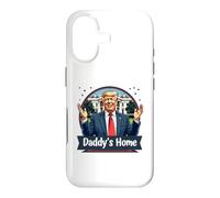 Carcasa para iPhone 17 Funny Daddy'S Home Trump Pink 2024 Take America Back 2024