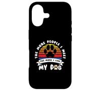 Carcasa para iPhone 17 Funny Dog Cuantas más Personas conozco más me Gusta mi Perro